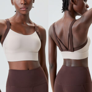 Women Colorblock Yoga Bra